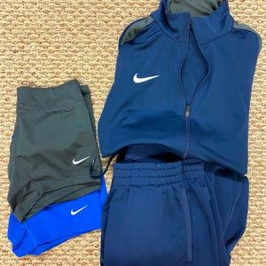 Nike tracksuit and short bundle